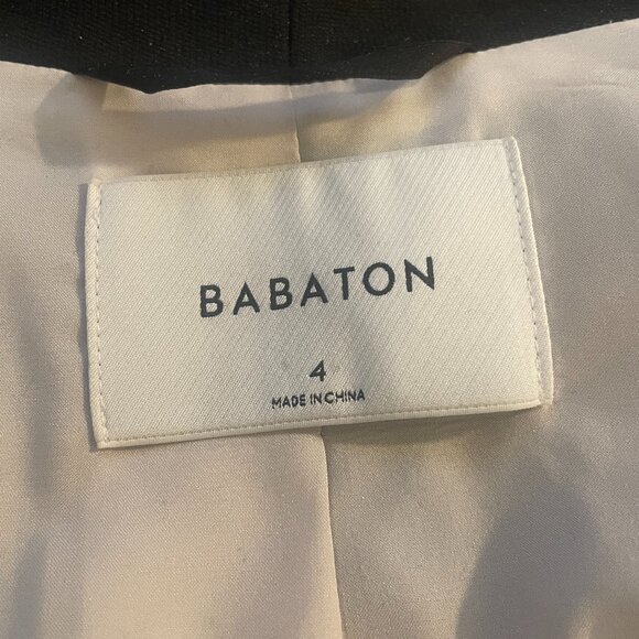 Aritzia Babaton Black Keith Jacket Blazer Size 4 Office Business Workwear Career - Picture 6 of 11